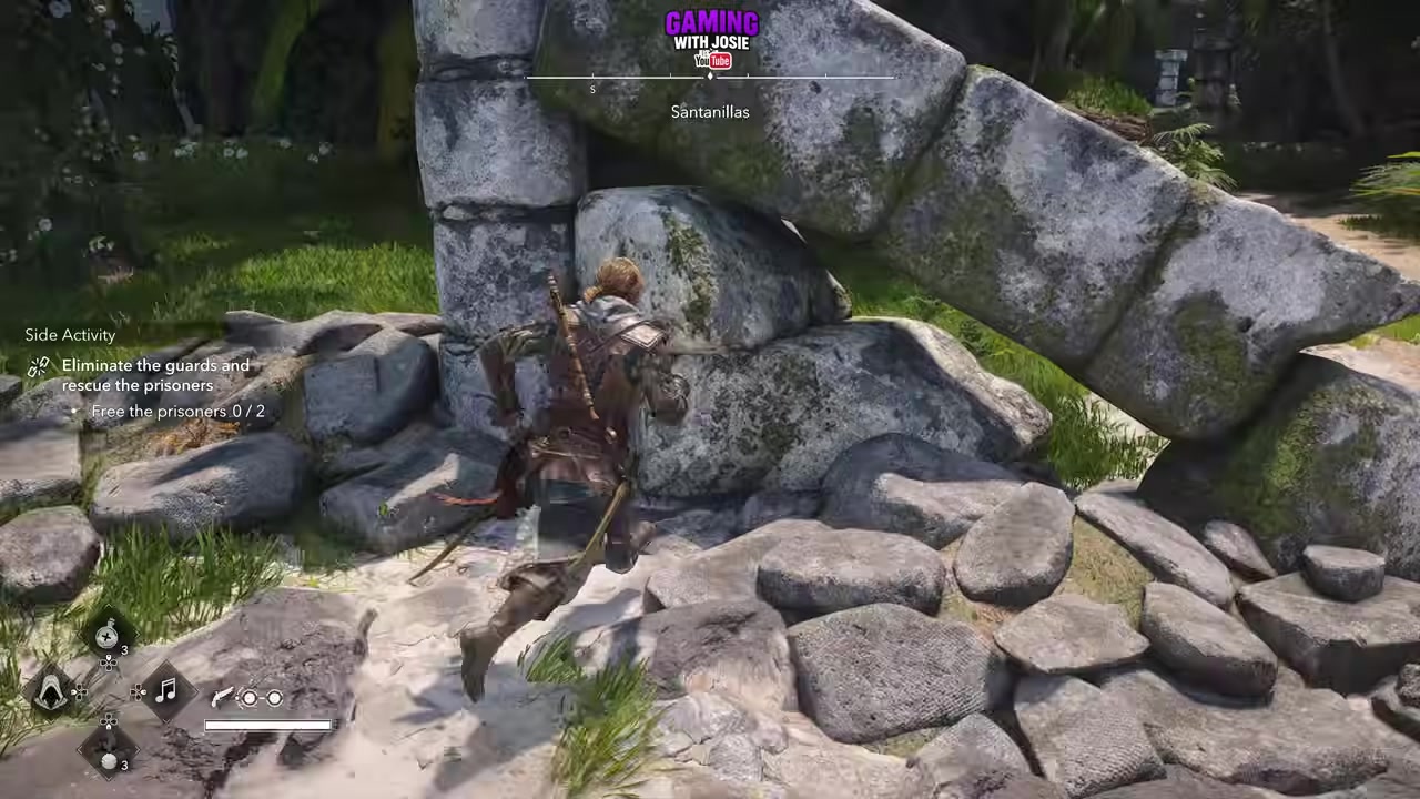 Cross through the trees