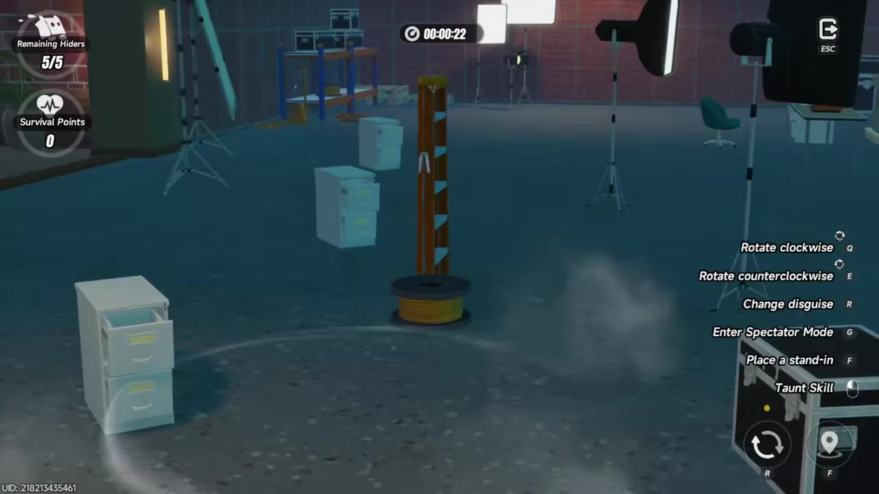Place decoys with F