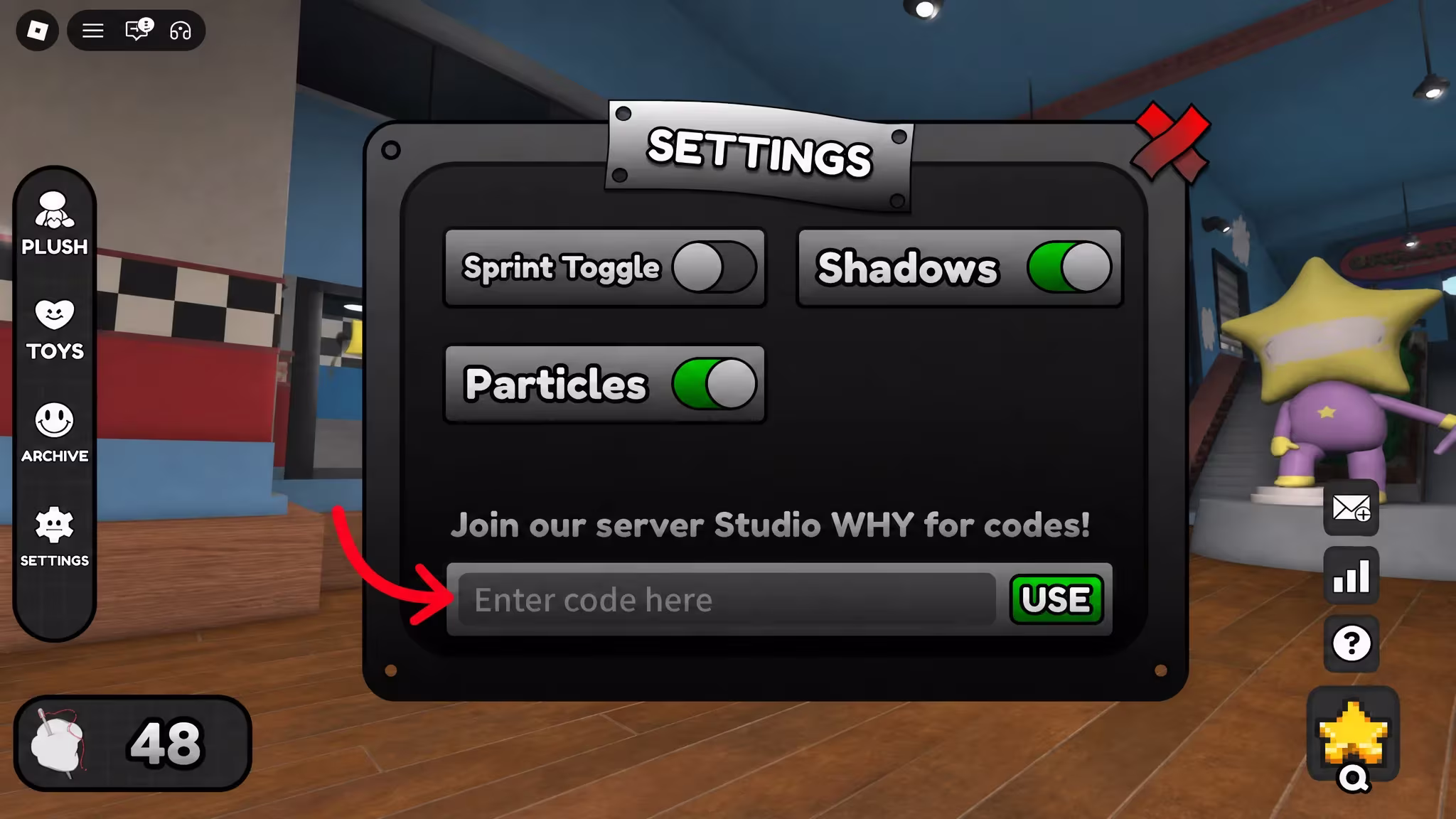 how to redeem codes smiles roblox