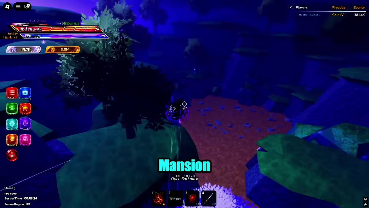 Talk to the Akaza NPC