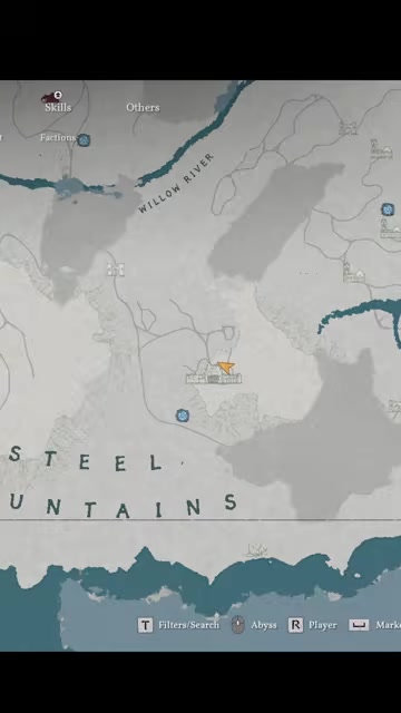 Go northeast of the Steel Mountains