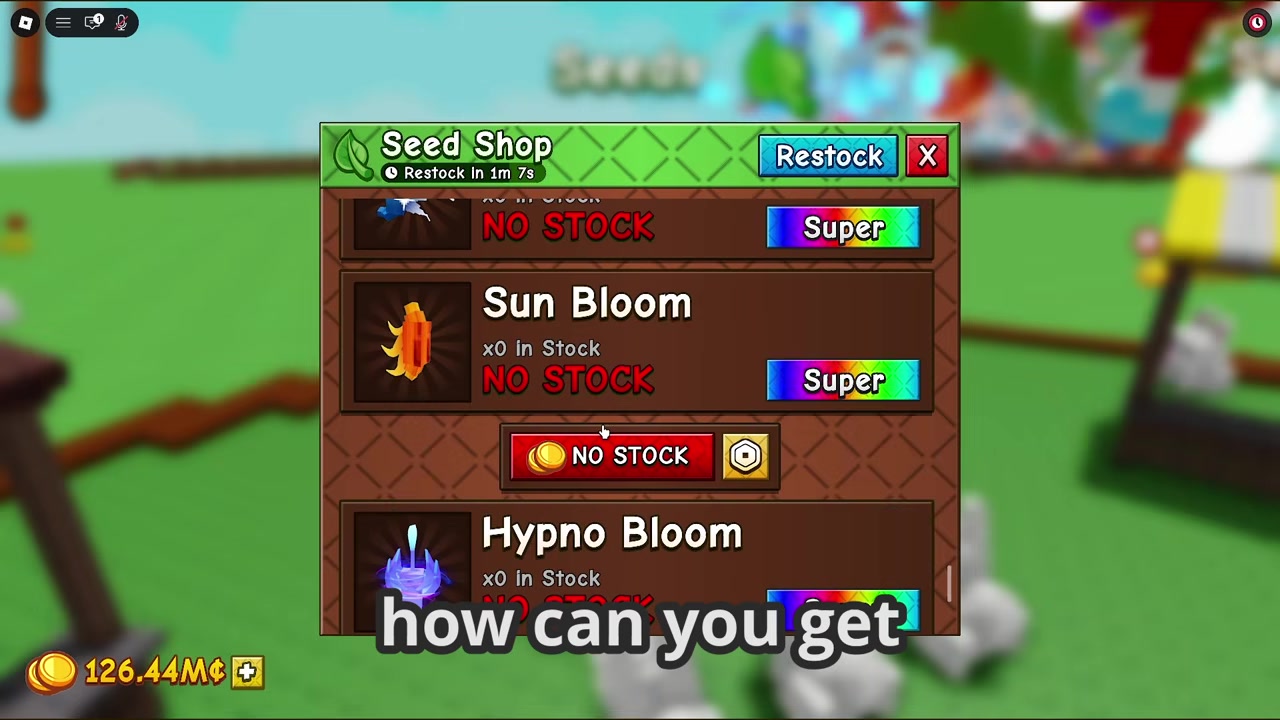Buy or obtain Sun Bloom