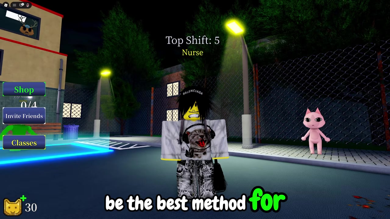 Start Shift 1 and skip the doctor dialogue