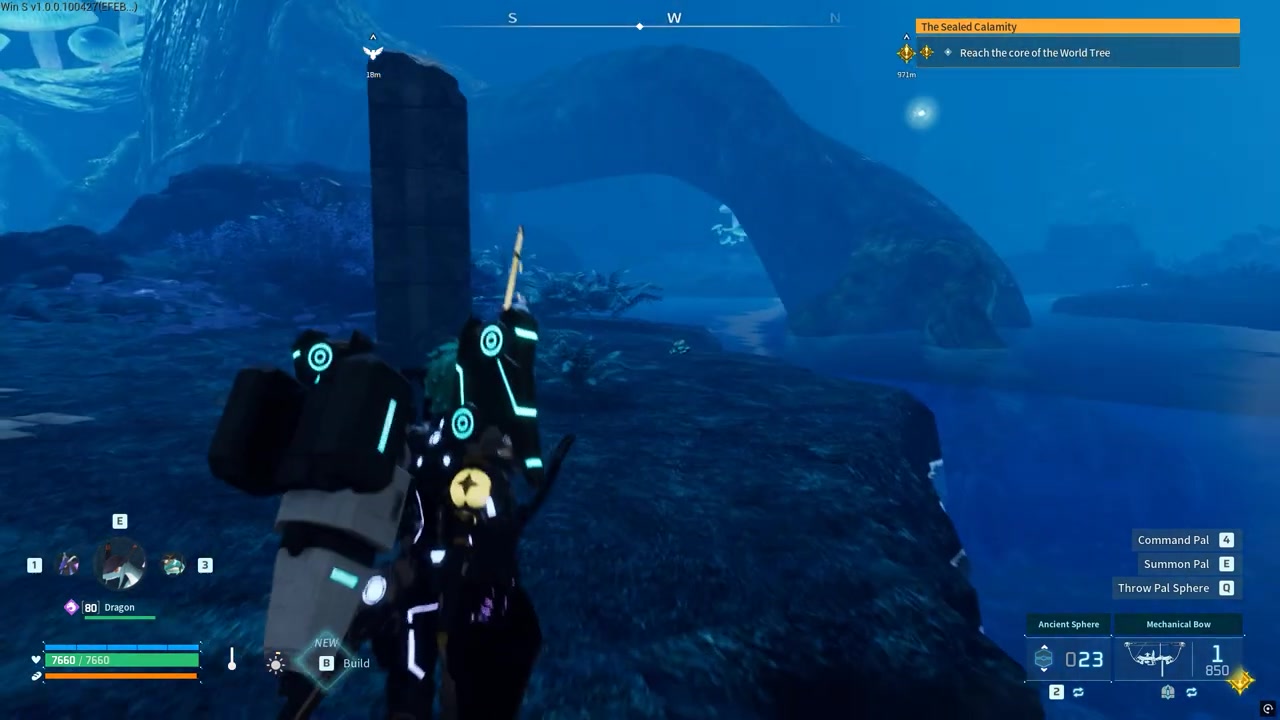 Go to the World Tree biome