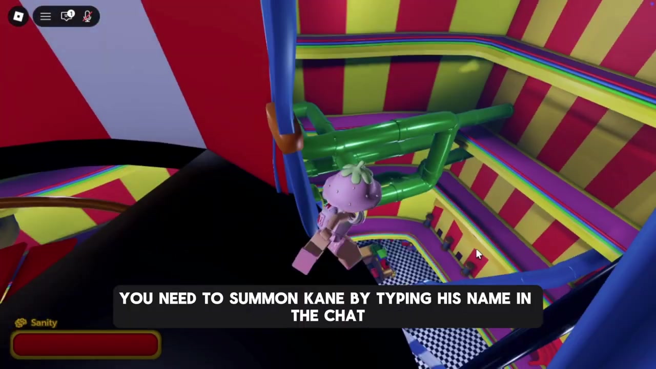 Type Caine in the chat