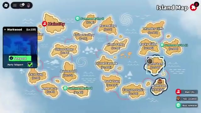Traveling to Murkwood Island