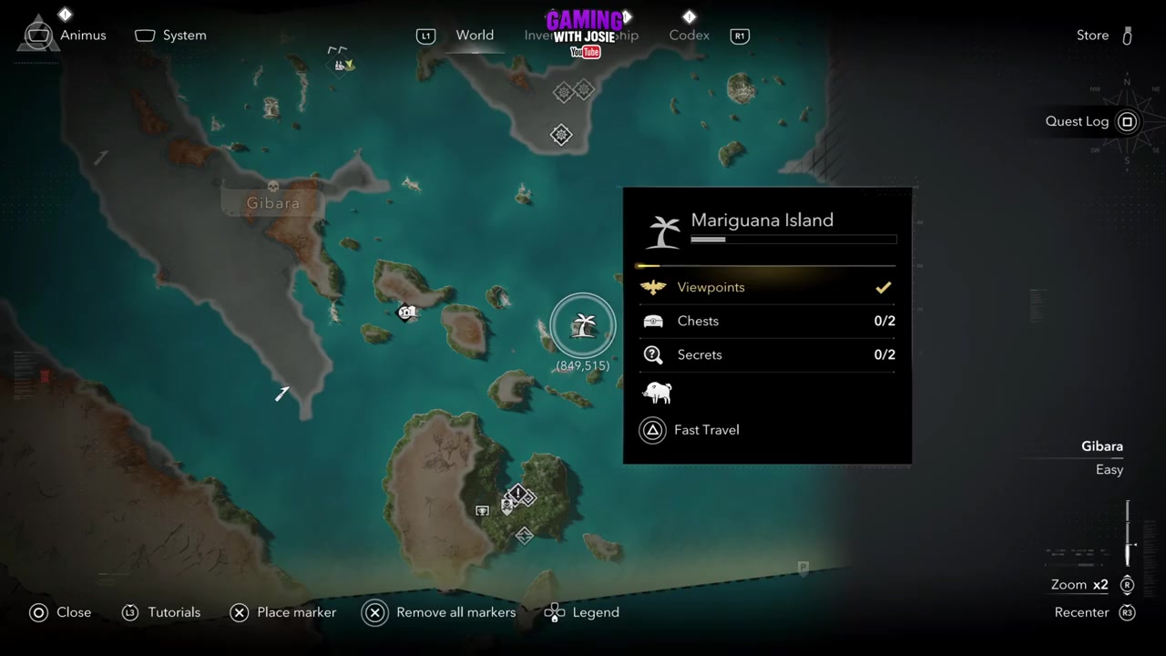Fast travel to Mariguana Island