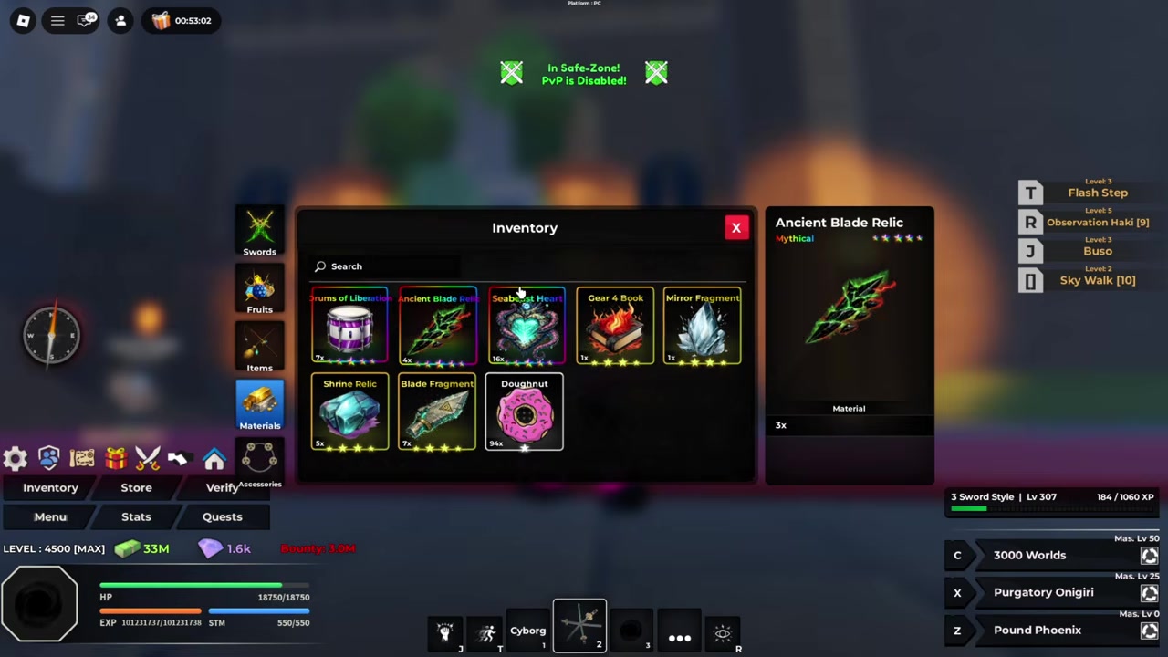 Farm Blade Fragments from the Third Sea sea boss