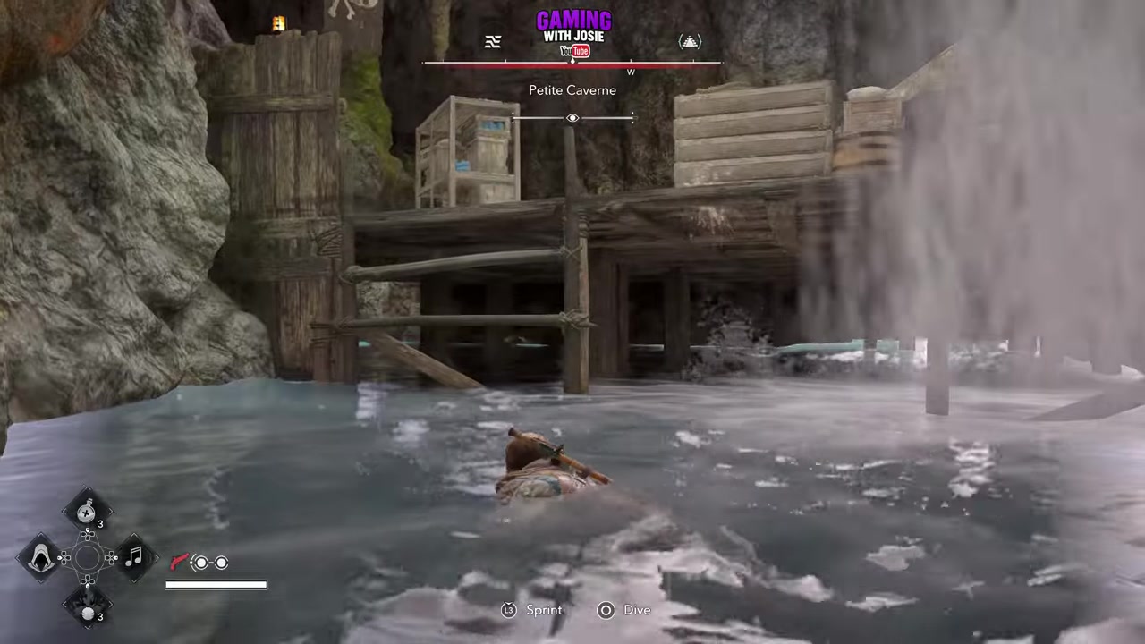 Watch for enemies in the den