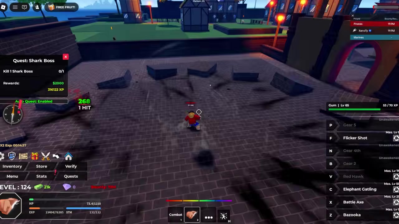 Continue island bosses