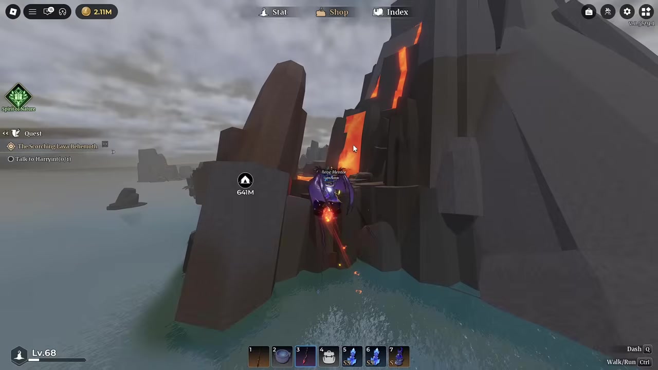 Pick up the lava waterfall owl