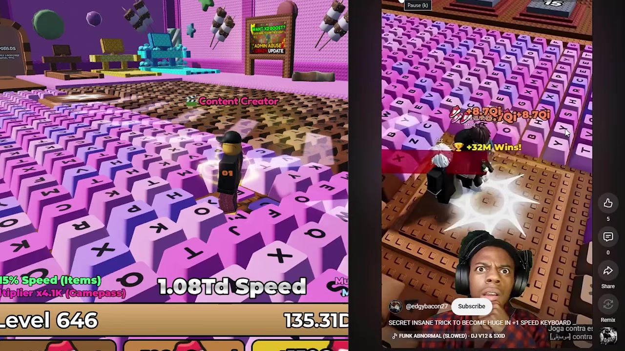 Press M fast on the way out