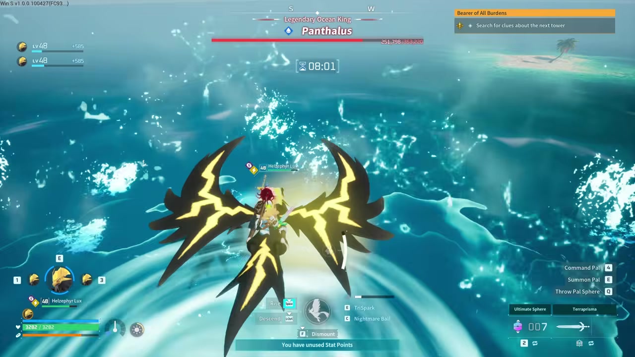 Stop recharging mid-fight