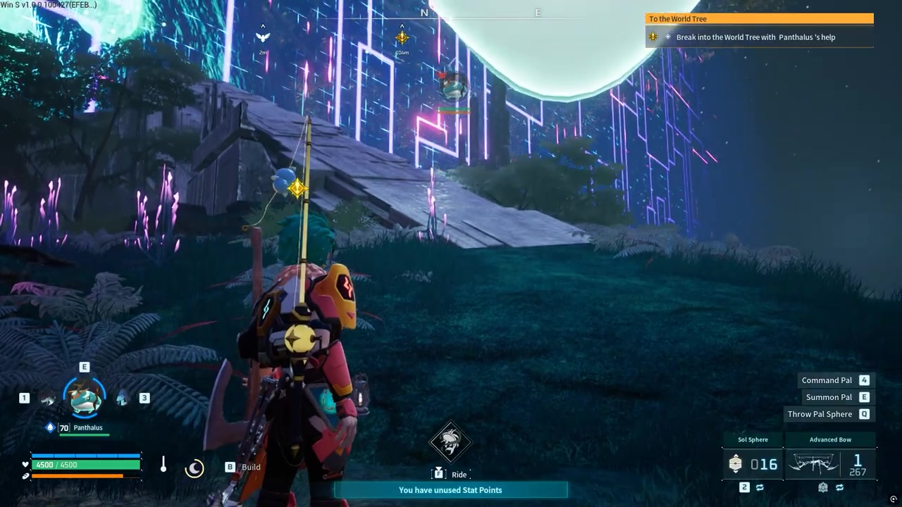 Ride the Pal to the World Tree entrance