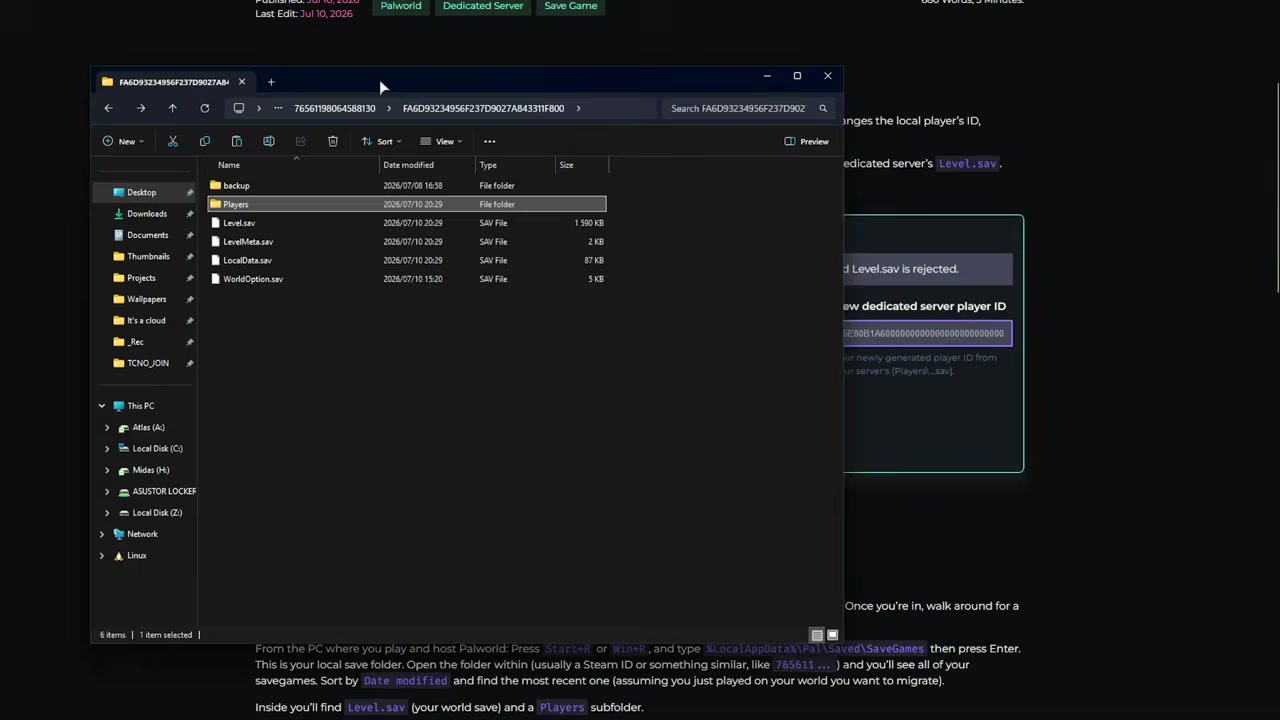Load the host player file into a converter