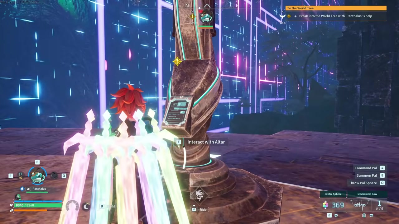 Return to the World Tree altar