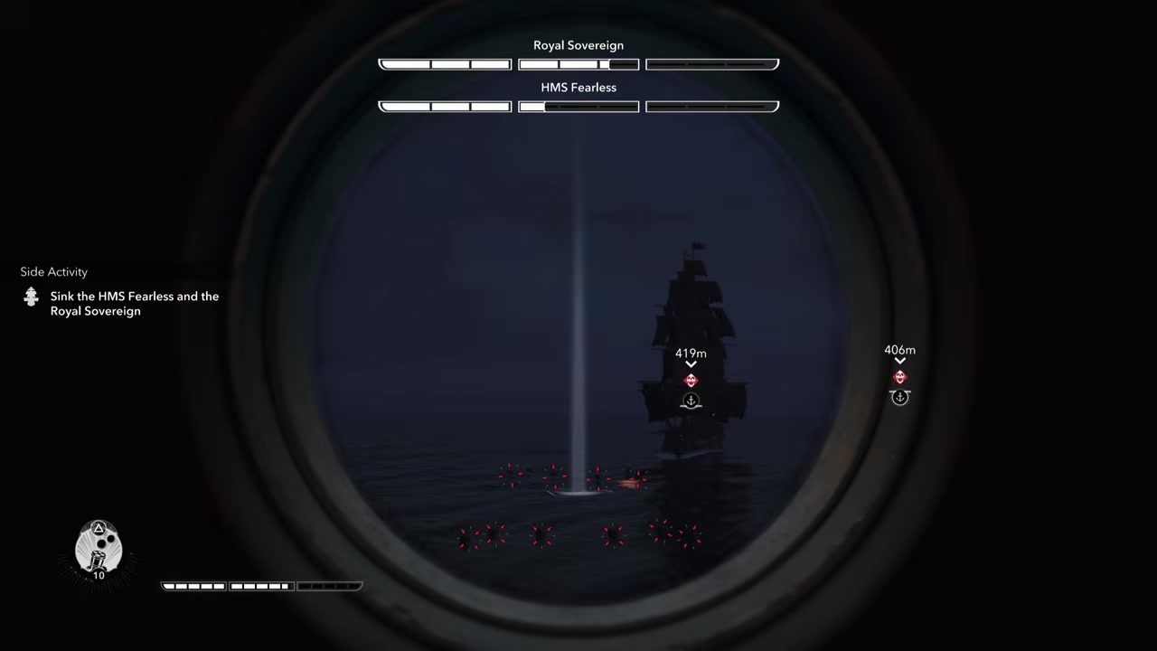 Detonate barrels with mortars if lined up