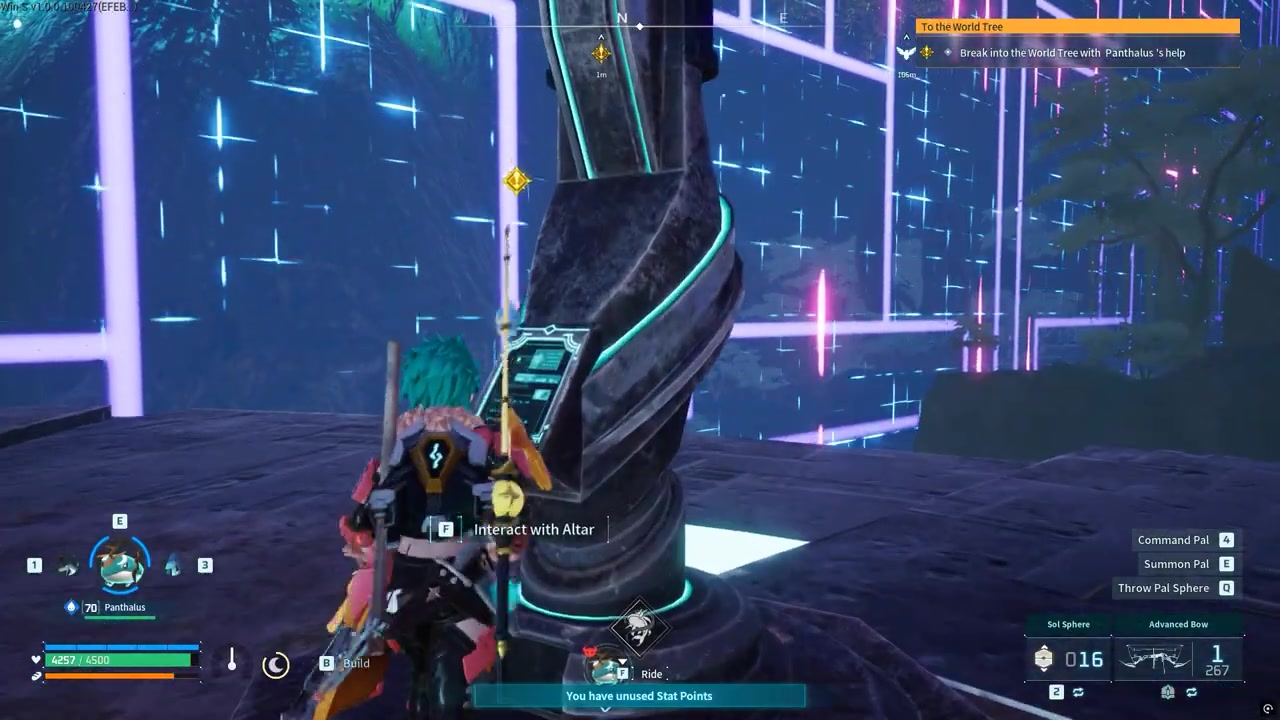 Enter as the gate animation plays