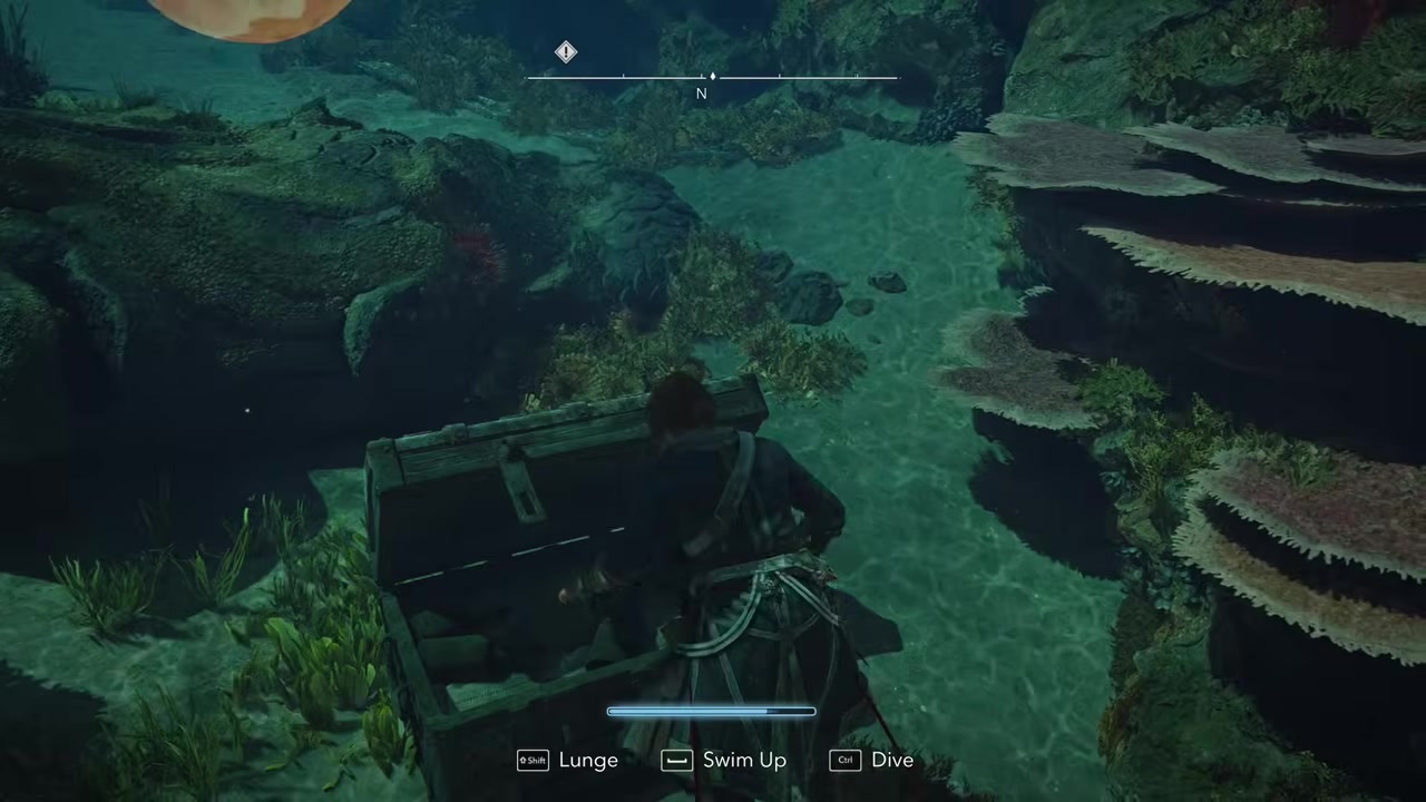 Loot the second nearby chest