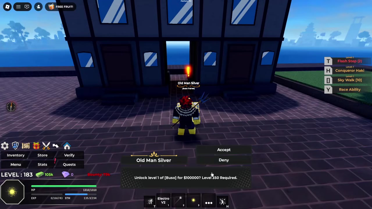 Unlock Buso Haki