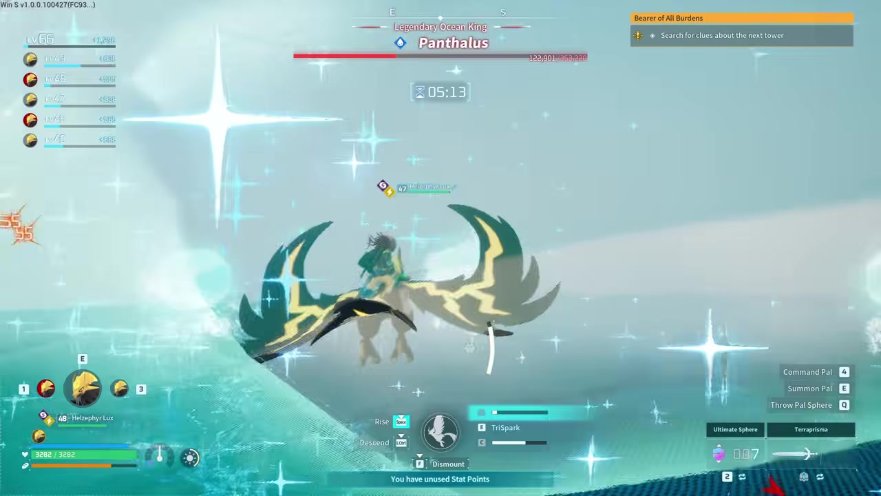 Track the blue crystal