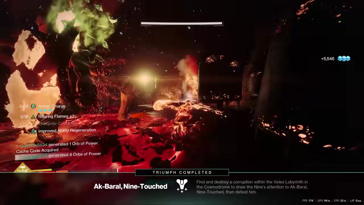 Confirm the Triumph