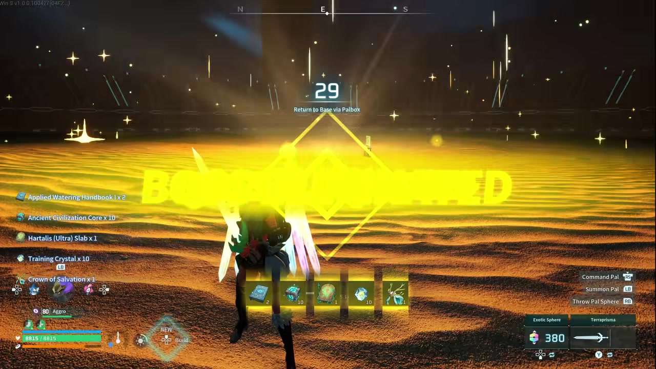 Confirm the level 80 clear