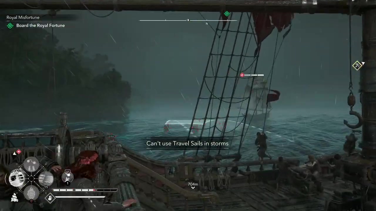 Disable the smaller ships without boarding yet