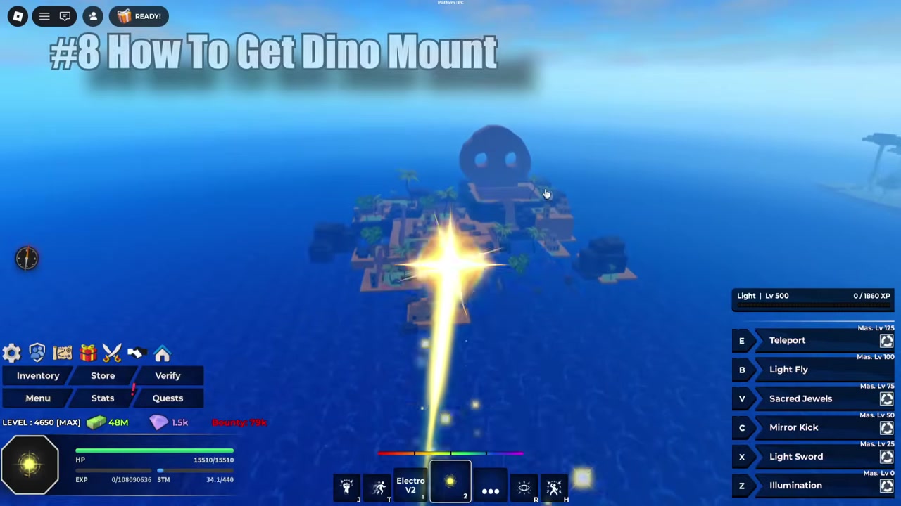 Visit Skull Island for the Dino mount