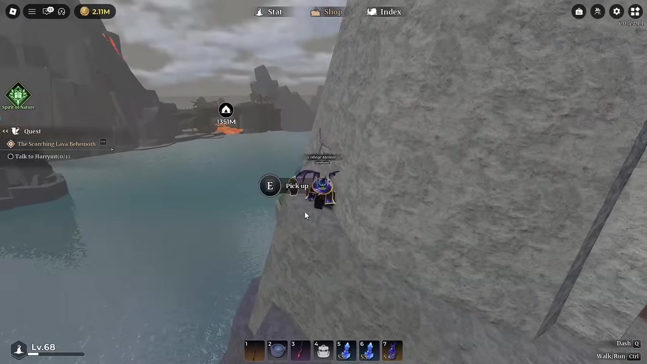 Finish on the connected small island