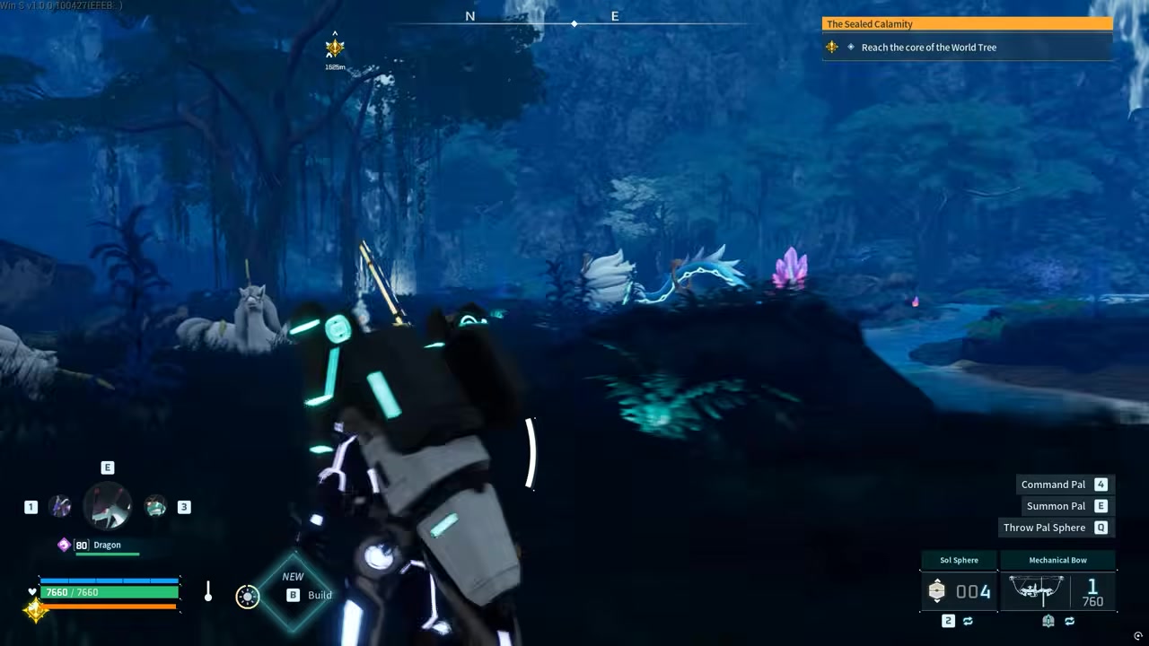 Equip the Mercy Ring and pack Spheres