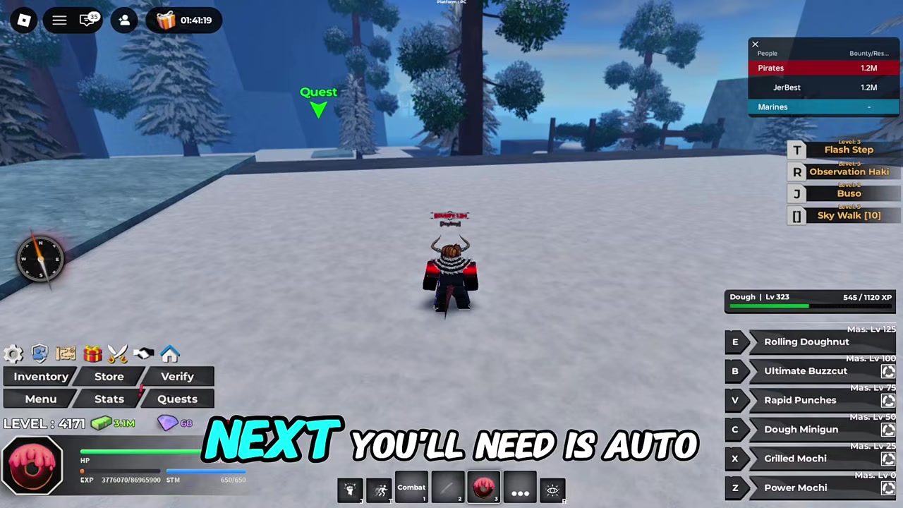 Download an auto clicker and TinyTask