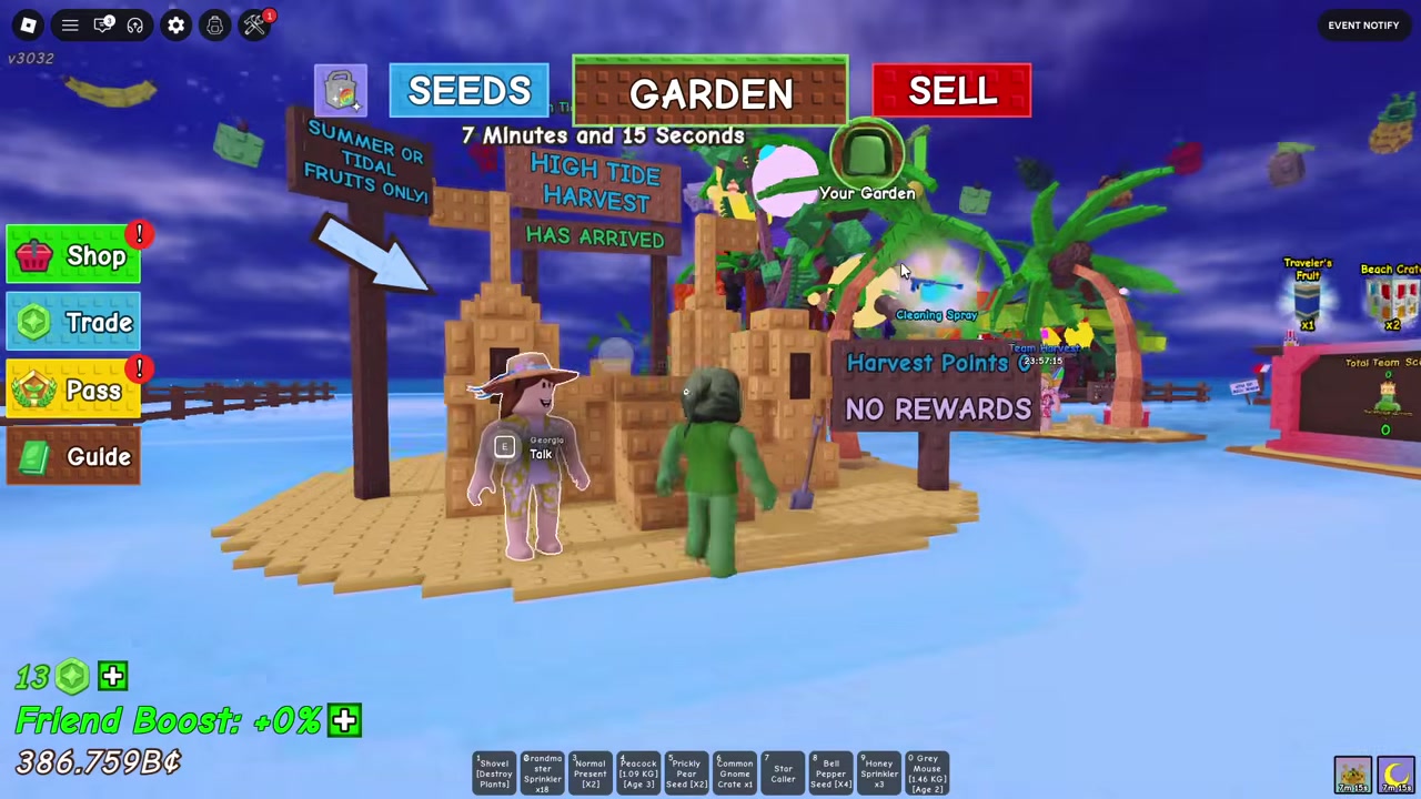 Open the event basket