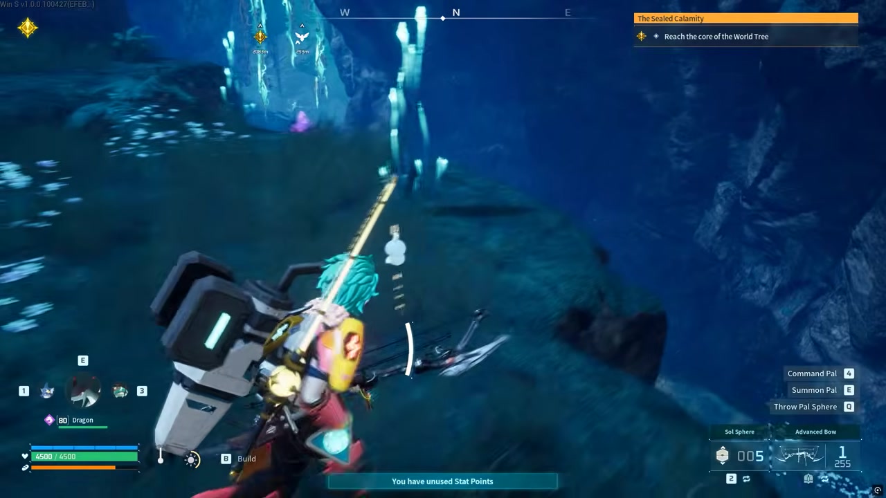 Find the ore near the start area