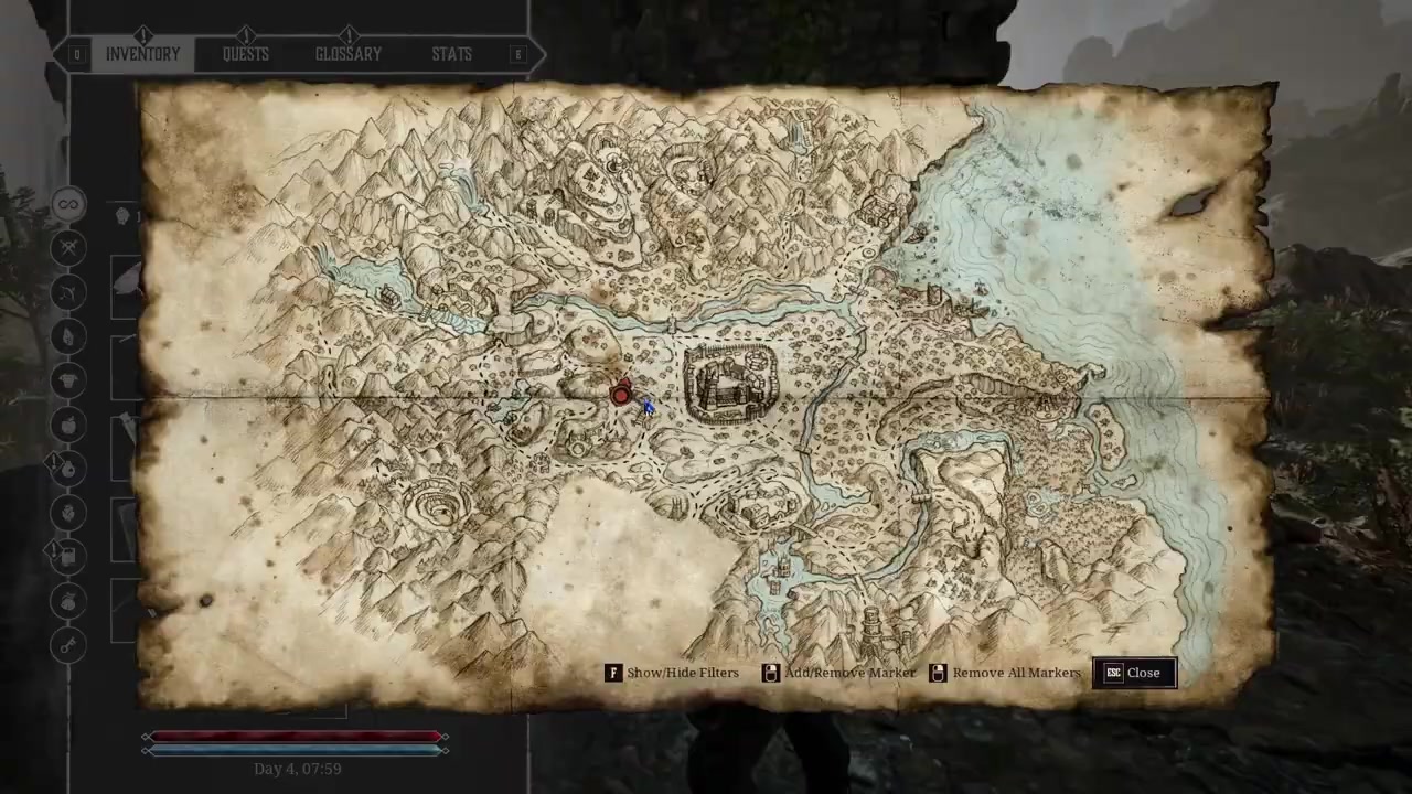 Follow the path to the bandits