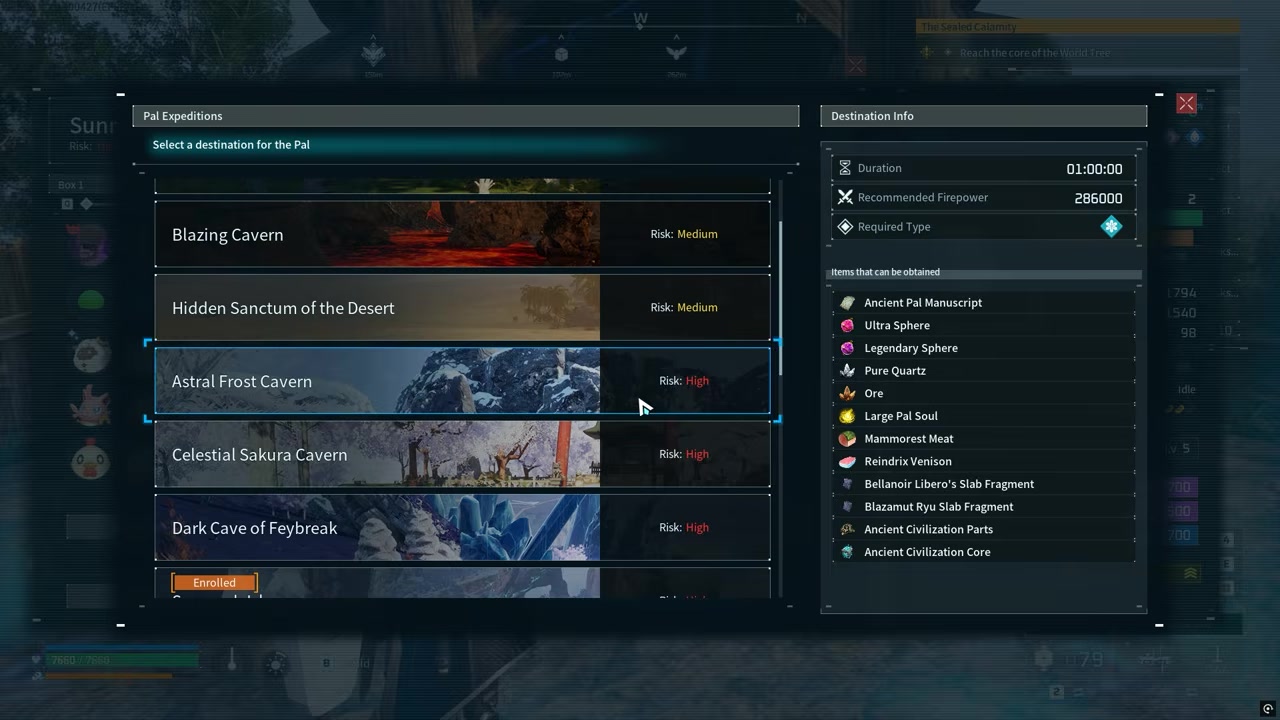 Pick a high-level expedition