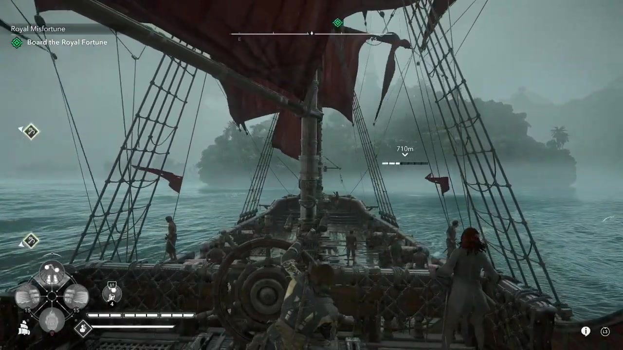 Re-engage the Royal Fortune from distance