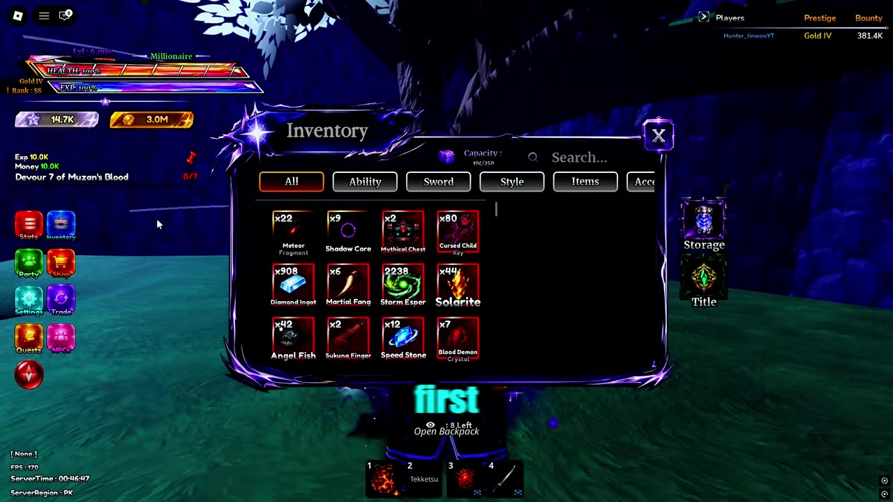 Devour seven Man Blood