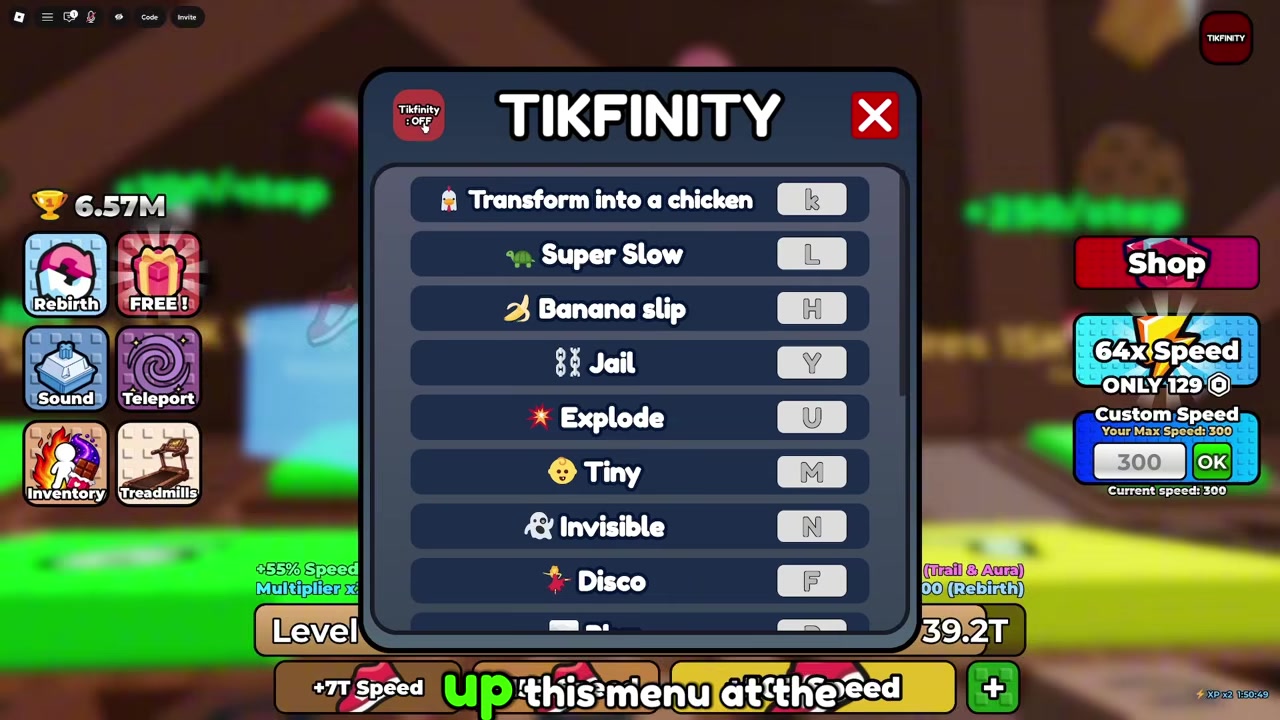 Turn the toggle on
