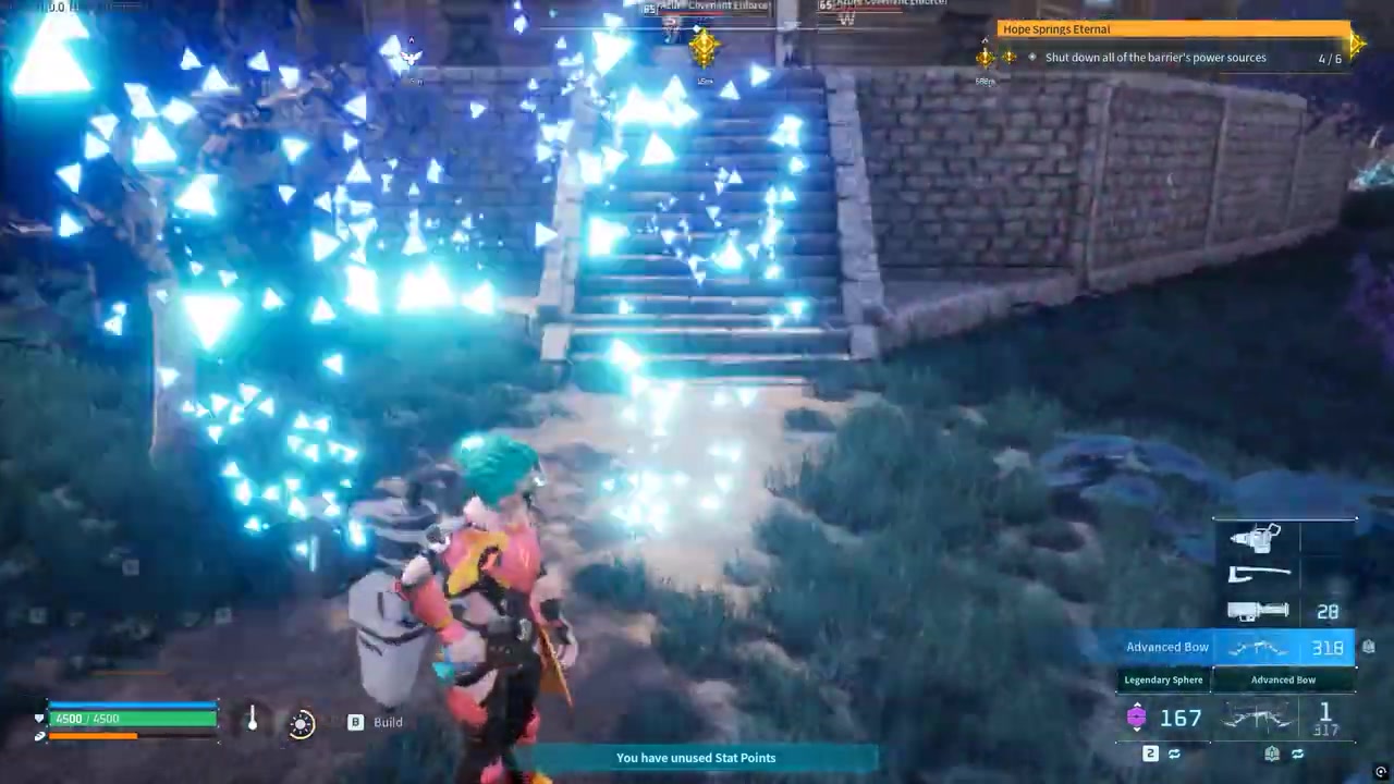 Clear the new biome's side quests