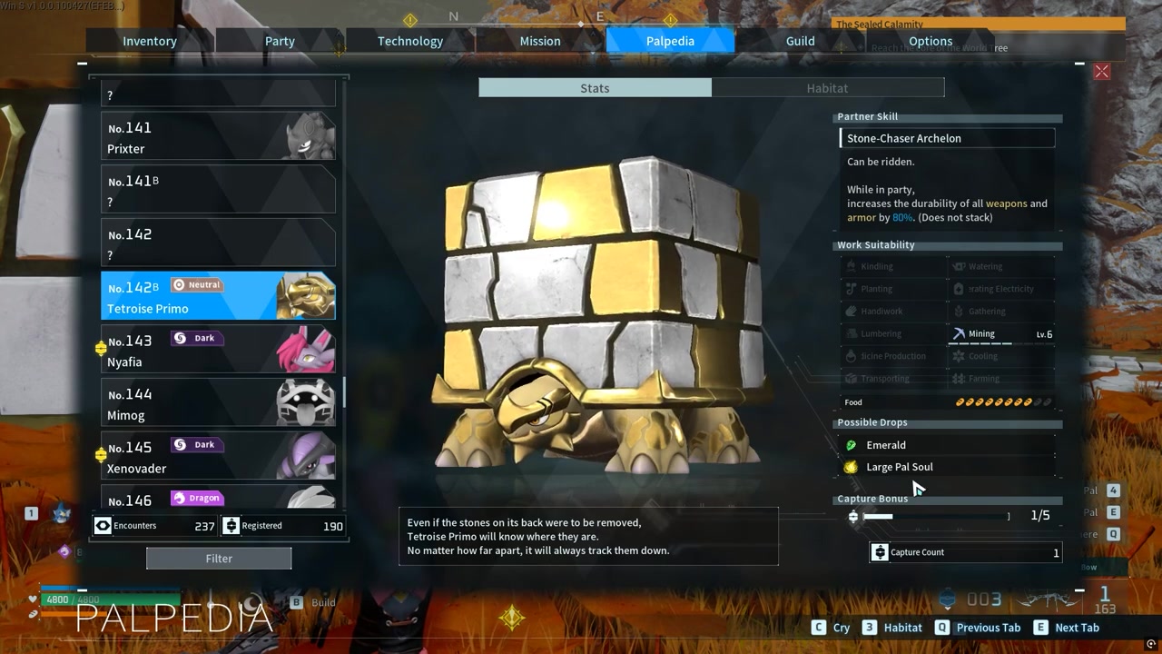 Check its possible drops
