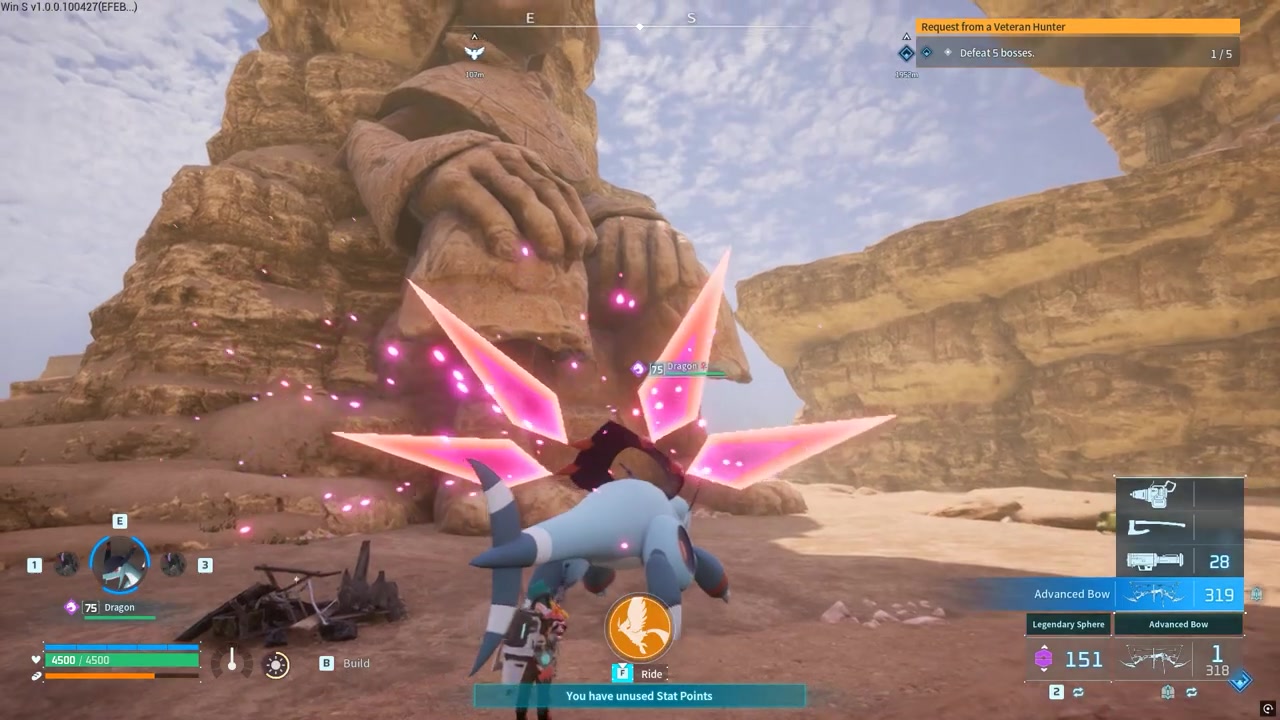 Find the statue on the island