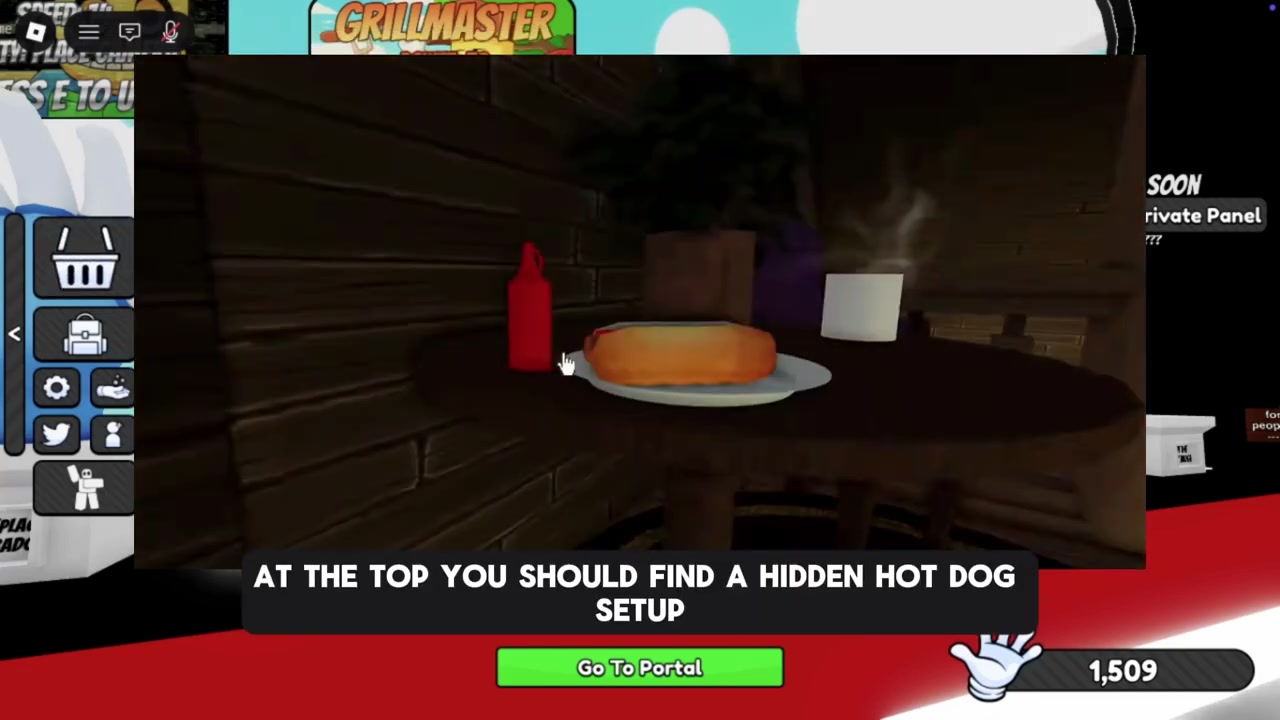 Find the hidden hot dog setup