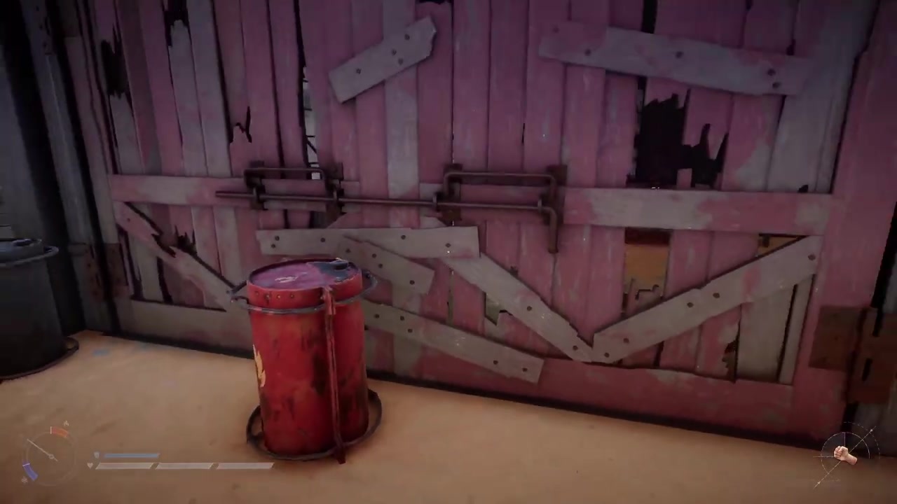 Place it against the door