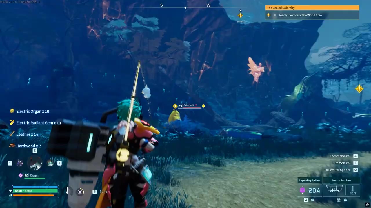 Grind any part of the biome