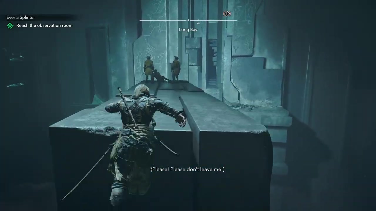 Jump into the guard area