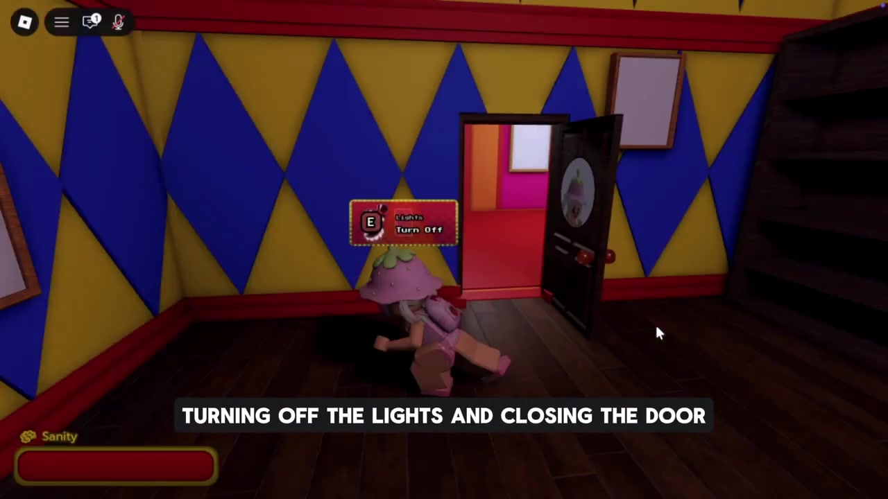 Close the door behind you