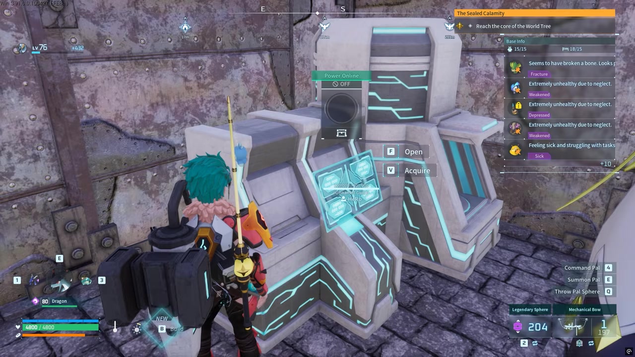 Load the relics into the station