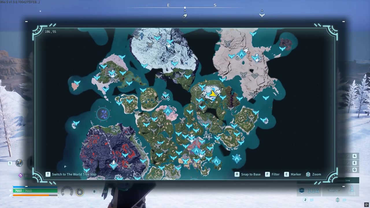 Go to an icy area