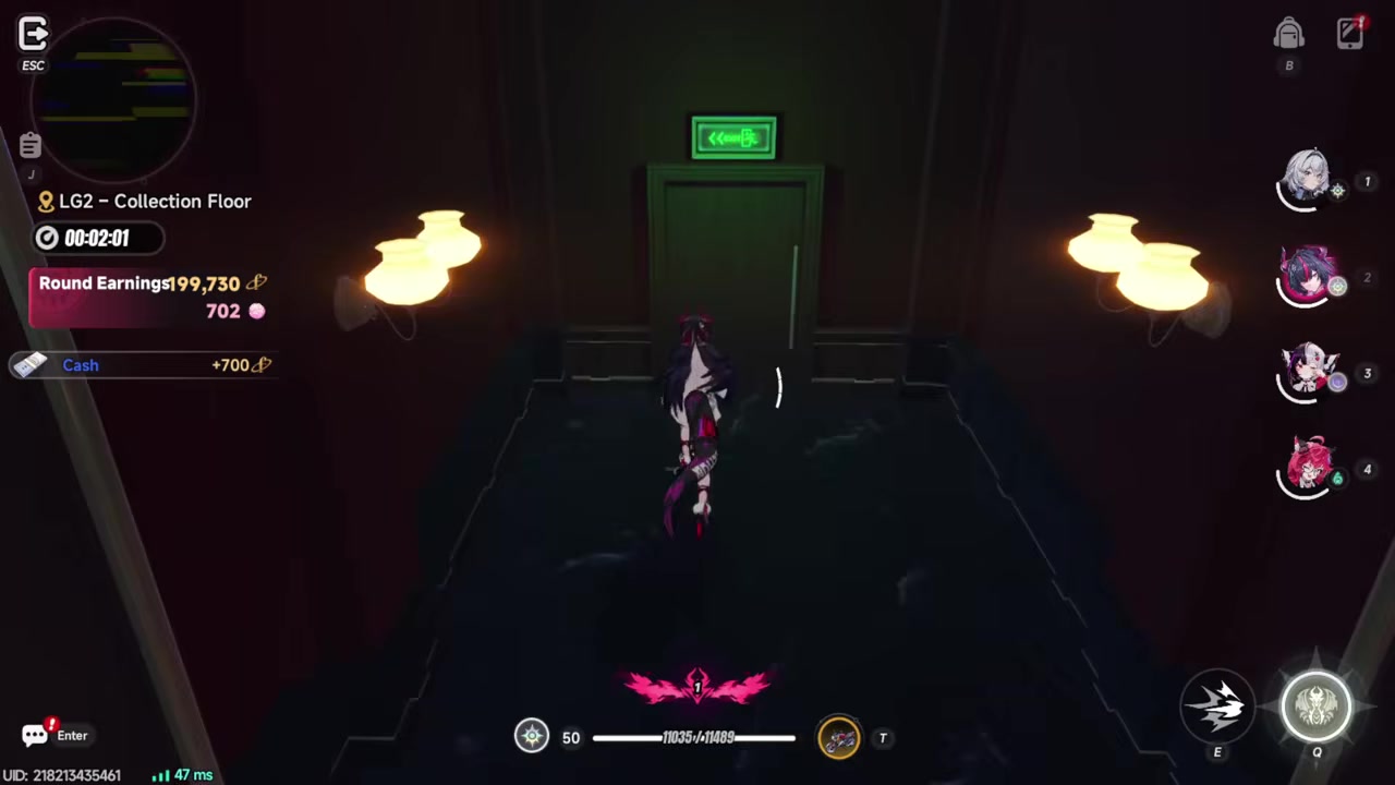 Start moving to escape near two minutes